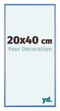 Austin Aluminium Fotolijst 20x40cm Staal Blauw Voorzijde Maat | Yourdecoration.nl