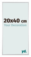 Austin Aluminium Fotolijst 20x40cm Zilver Mat Voorzijde Maat | Yourdecoration.nl