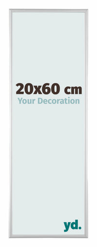 Austin Aluminium Fotolijst 20x60cm Zilver Mat Voorzijde Maat | Yourdecoration.nl