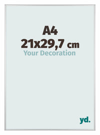 Austin Aluminium Fotolijst 21x29 7cm A4 Zilver Mat Voorzijde Maat | Yourdecoration.nl