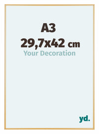 Austin Aluminium Fotolijst 29 7x42cm A3 Goud Vintage Voorzijde Maat | Yourdecoration.nl