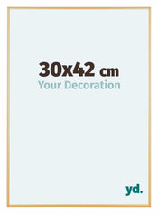 Austin Aluminium Fotolijst 30x42cm Goud Vintage Voorzijde Maat | Yourdecoration.nl
