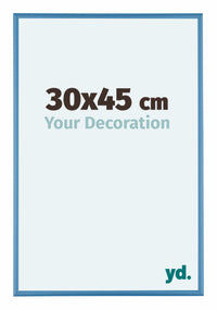 Austin Aluminium Fotolijst 30x45cm Staal Blauw Voorzijde Maat | Yourdecoration.nl