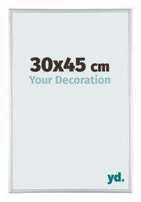 Austin Aluminium Fotolijst 30x45cm Zilver Mat Voorzijde Maat | Yourdecoration.nl