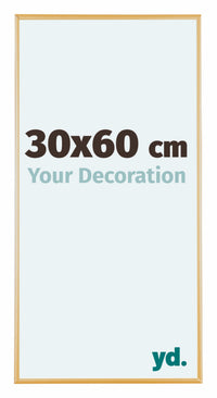 Austin Aluminium Fotolijst 30x60cm Goud Vintage Voorzijde Maat | Yourdecoration.nl
