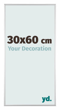 Austin Aluminium Fotolijst 30x60cm Zilver Mat Voorzijde Maat | Yourdecoration.nl
