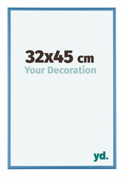 Austin Aluminium Fotolijst 32x45cm Staal Blauw Voorzijde Maat| Yourdecoration.nl
