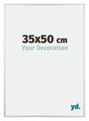 Austin Aluminium Fotolijst 35x50cm Zilver Hoogglans Voorzijde Maat | Yourdecoration.nl