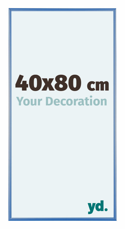 Austin Aluminium Fotolijst 40x80cm Staal Blauw Voorzijde Maat | Yourdecoration.nl