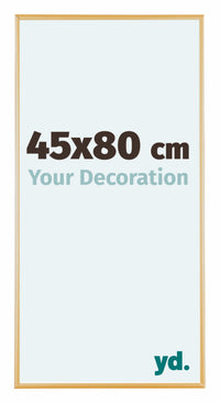 Austin Aluminium Fotolijst 45x80cm Goud Vintage Voorzijde Maat | Yourdecoration.nl