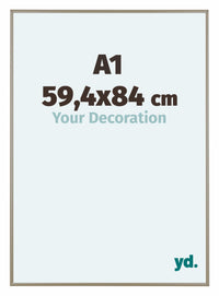 Austin Aluminium Fotolijst 59 4x84cm A1 Champagne Voorzijde Maat | Yourdecoration.nl