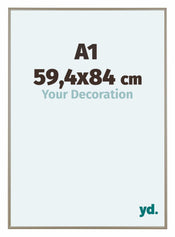 Austin Aluminium Fotolijst 59 4x84cm A1 Champagne Voorzijde Maat | Yourdecoration.nl