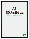 Austin Aluminium Fotolijst 59 4x84cm A1 Zwart Mat Voorzijde Maat | Yourdecoration.nl