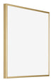 Austin Aluminium Fotolijst 60x60cm Goud Glanzend Voorzijde Schuin | Yourdecoration.nl