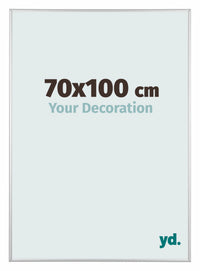 Austin Aluminium Fotolijst 70x100cm Zilver Mat Voorzijde Maat | Yourdecoration.nl