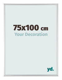 Austin Aluminium Fotolijst 75x100cm Zilver Mat Voorzijde Maat | Yourdecoration.nl