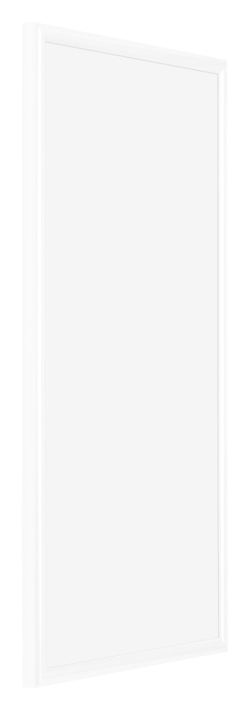 Bordeaux Kunststof Fotolijst 30x60cm Wit Hoogglans Voorzijde Schuin | Yourdecoration.nl