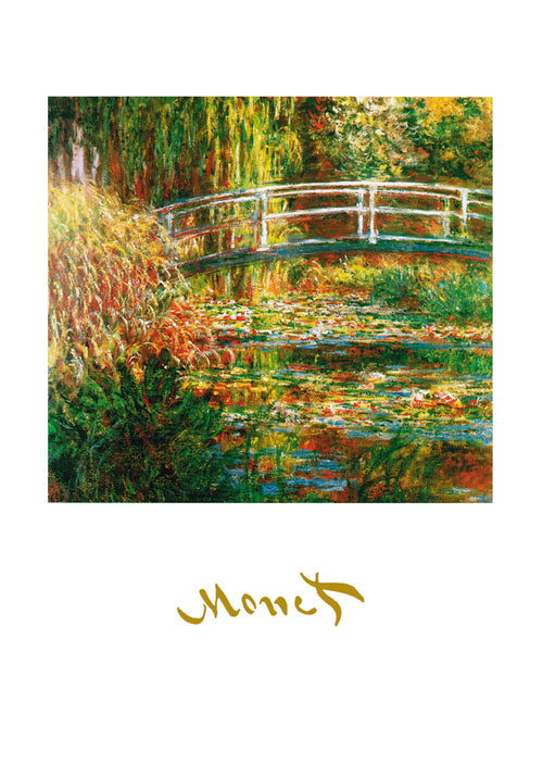 Claude Monet  The Waterlily Pond Kunstdruk 50x70cm | Yourdecoration.nl