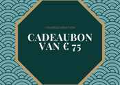 Cadeaubon  t.w.v. € 75,-