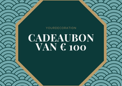 Cadeaubon  t.w.v. € 100,-
