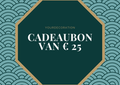 Cadeaubon t.w.v. € 25,-