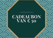 Cadeaubon t.w.v. € 50,-