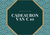 Cadeaubon t.w.v. € 10,-