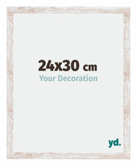 Catania MDF Fotolijst 24x30cm White Wash Maat | Yourdecoration.nl