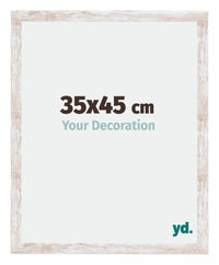 Catania MDF Fotolijst 35x45cm White Wash Maat | Yourdecoration.nl