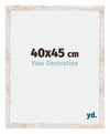Catania MDF Fotolijst 40x45cm White Wash Maat | Yourdecoration.nl