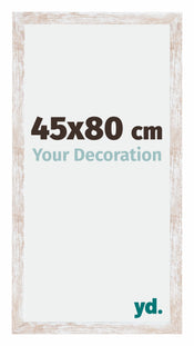 Catania MDF Fotolijst 45x80cm White Wash Maat | Yourdecoration.nl