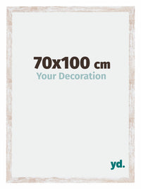 Catania MDF Fotolijst 70x100cm White Wash Maat | Yourdecoration.nl