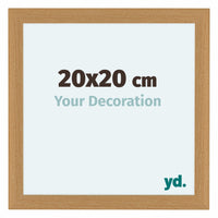 Como MDF Fotolijst 20x20cm Beuken Voorzijde Maat | Yourdecoration.nl