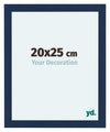 Como MDF Fotolijst 20x25cm Donkerblauw Geveegd Voorzijde Maat | Yourdecoration.nl