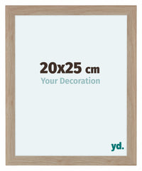 Como MDF Fotolijst 20x25cm Eiken Licht Voorzijde Maat | Yourdecoration.nl