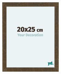 Como MDF Fotolijst 20x25cm Goud Antiek Voorzijde Maat | Yourdecoration.nl