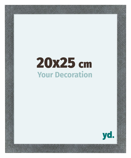 Como MDF Fotolijst 20x25cm Ijzer Geveegd Voorzijde Maat | Yourdecoration.nl