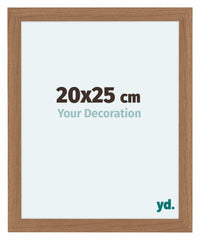Como MDF Fotolijst 20x25cm Notenhout Licht Voorzijde Maat | Yourdecoration.nl