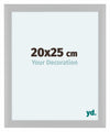 Como MDF Fotolijst 20x25cm Wit Hoogglans Voorzijde Maat | Yourdecoration.nl