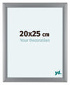 Como MDF Fotolijst 20x25cm Zilver Mat Voorzijde Maat | Yourdecoration.nl