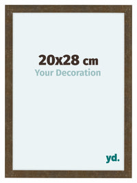 Como MDF Fotolijst 20x28cm Goud Antiek Voorzijde Maat | Yourdecoration.nl