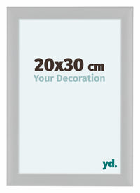 Como MDF Fotolijst 20x30cm Wit Hoogglans Voorzijde Maat | Yourdecoration.nl