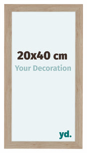 Como MDF Fotolijst 20x40cm Eiken Licht Voorzijde Maat | Yourdecoration.nl