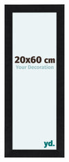 Como MDF Fotolijst 20x60cm Zwart Mat Voorzijde Maat | Yourdecoration.nl