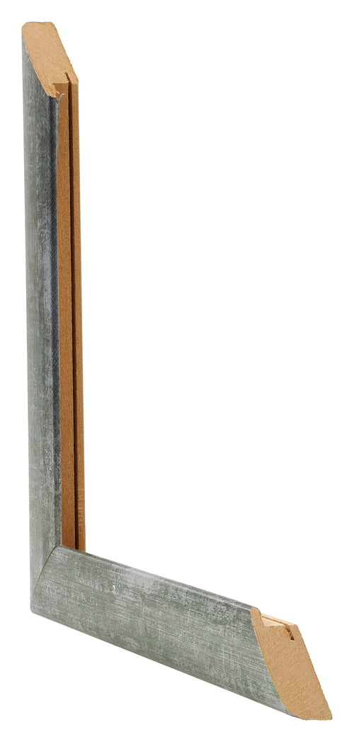 Como MDF Fotolijst 21x29 7cm A4 IJzer Geveegd Doorsnede | Yourdecoration.nl