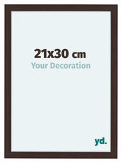 Como MDF Fotolijst 21x30cm Eiken Donker Voorzijde Maat | Yourdecoration.nl