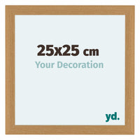 Como MDF Fotolijst 25x25cm Beuken Voorzijde Maat | Yourdecoration.nl