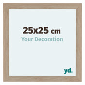 Como MDF Fotolijst 25x25cm Eiken Licht Voorzijde Maat | Yourdecoration.nl