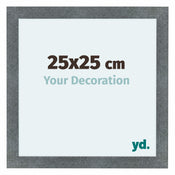 Como MDF Fotolijst 25x25cm Ijzer Geveegd Voorzijde Maat | Yourdecoration.nl