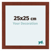 Como MDF Fotolijst 25x25cm Kersen Voorzijde Maat | Yourdecoration.nl